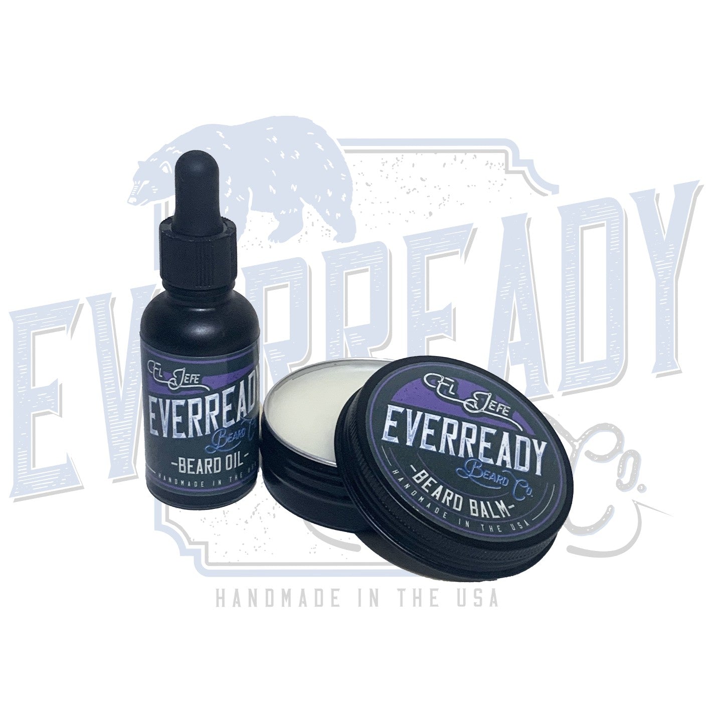 beard oil and balm EverReady Beard Co EVERREADY BEARD OIL AND BALM COMBO