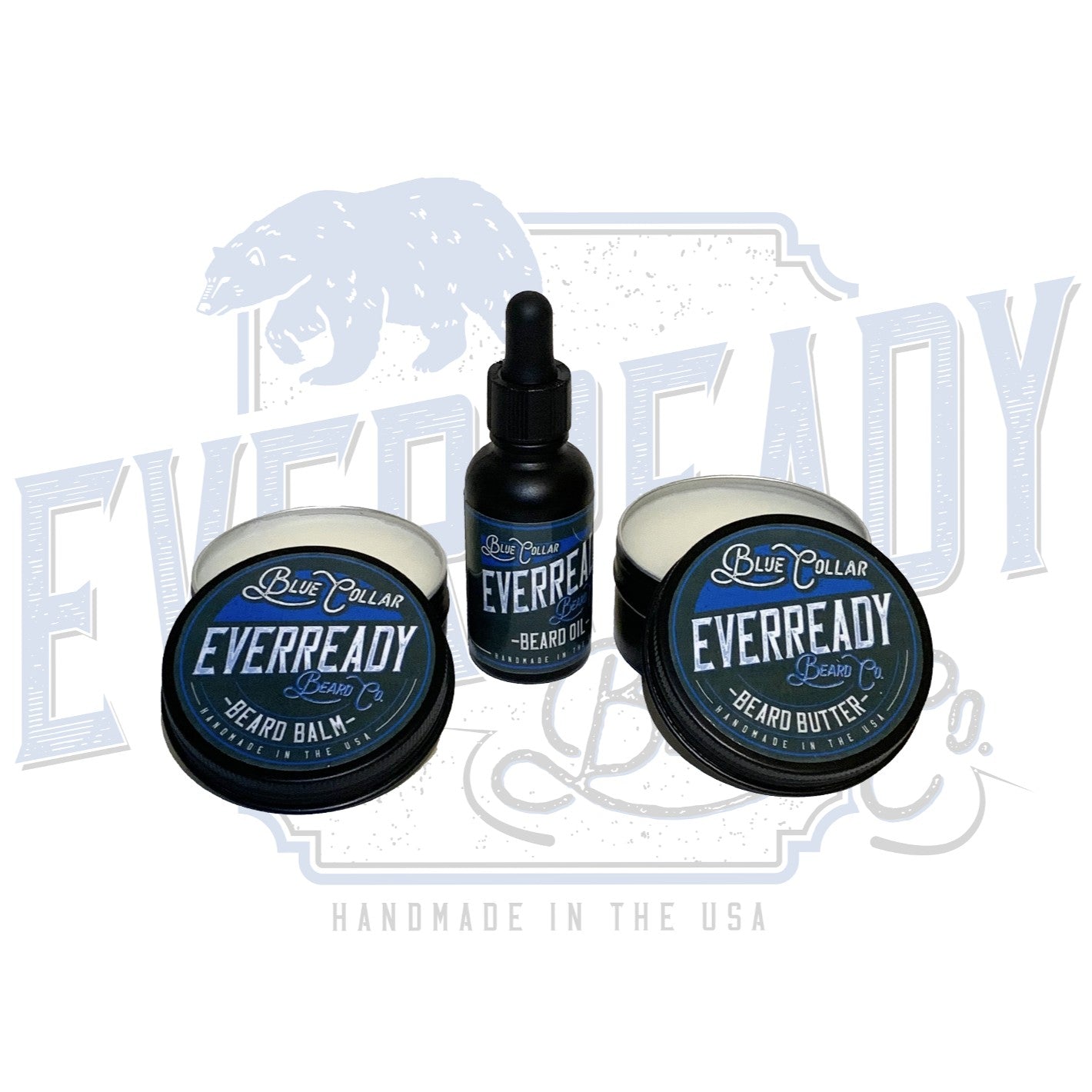 BEARD OIL, BALM AND BUTTER COMBO everreadybeardco