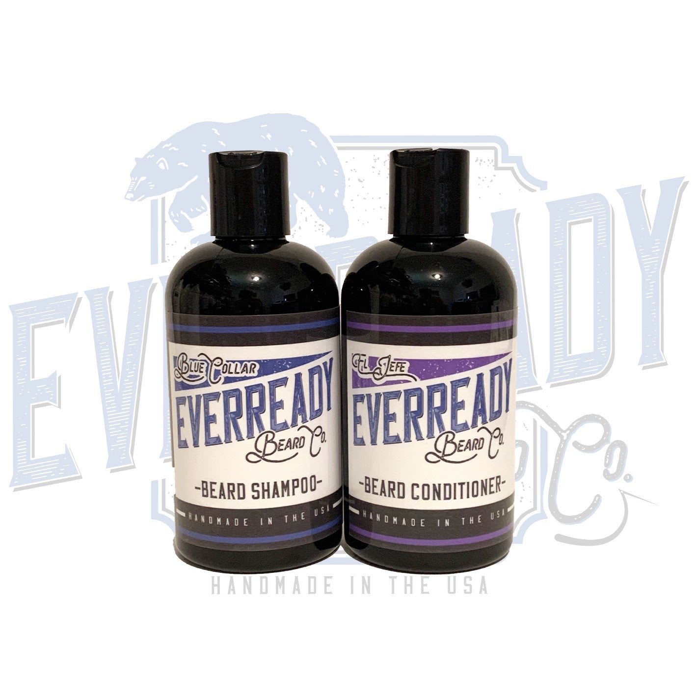 BEARD SHAMPOO EverReady Beard Co EVERREADY BEARD SHAMPOO AND CONDITIONER COMBO