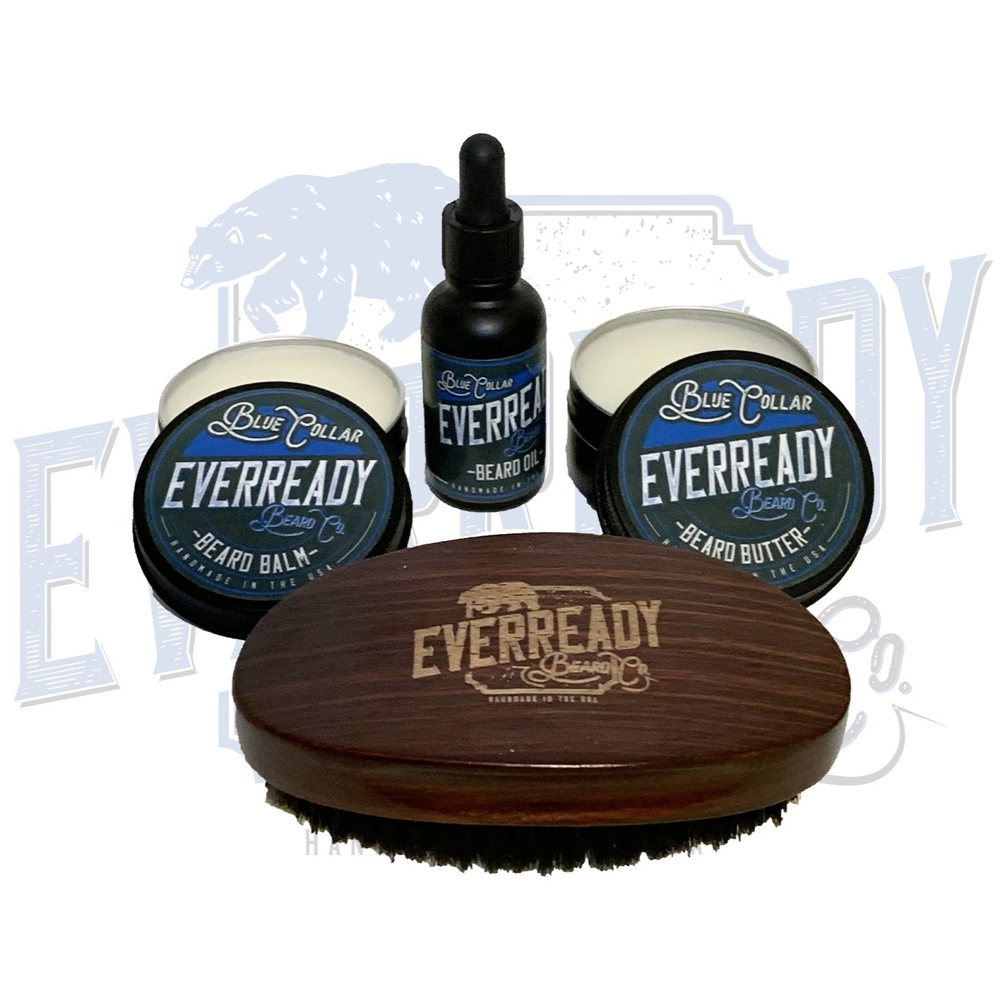 BEARD ESSENTIALS KIT EverReady Beard Co EVERREADY BEARD ESSENTIALS KIT